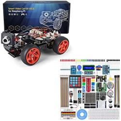 SunFounder Smart Video Car Kit V2.0 PiCar-V Robot Kit Raspberry Pi Starter Kit, Including Online Tutorials for Raspberry Pi