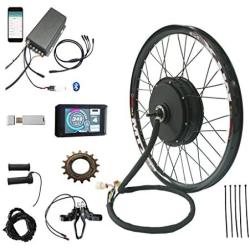 Programmable TFT Color Display Ebike 72V QS V3 5000W Rear Wheel Electric Bicycle Motor Kit 72V 5000W Electric Bike Conversion Kit