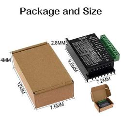 Twotrees Nema 17 Stepper Motor + Stepper Motor Driver, TB6600 4A 9-42V Nema 17/23 CNC Controller Single Axes Hybrid - Upgraded Version