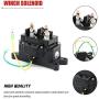 12V 250A Winch Solenoid Relay Winch Rocker Thumb Switch for ATV UTV 4x4 Vehicles 1500lb-5000lbs Winch with 6 Protecting Caps Replaces 63070, 62135, 74900, 2875714, 70715