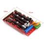 RAMPS 1.4 Controller + MEGA2560 R3 Board + 5pcs Soldered A4988 Stepper Motor Drivers + 5pcs Heat Sinks + 19pcs Jumpers with USB Cable for RepRap 3D Printer Kit