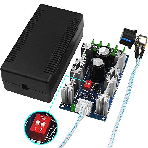 Laliva Tool - 12V 24V 36V 48V 40A 240HZ 2.2kHZ 22kHZ PWM HHO DC Motor Speed Controller Adjustable Variable Speed Switch High Frequency PWM