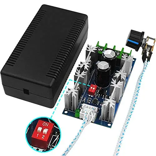 Laliva Tool - 12V 24V 36V 48V 40A 240HZ 2.2kHZ 22kHZ PWM HHO DC Motor Speed Controller Adjustable Variable Speed Switch High Frequency PWM