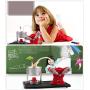 Sunnytech Mini Hot Live Steam Engine Model Education Toy DIY (V-Type)