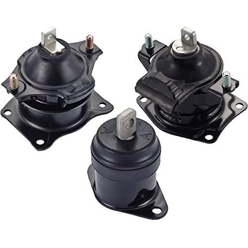 ENA Front Right Rear Motor Mount Set of 3 Compatible with Honda Acura 2003 2004 2005 2006 2007 Accord 3.0L 2004 2005 2006 TL 3.2L Automatic Trans
