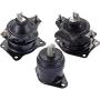 ENA Front Right Rear Motor Mount Set of 3 Compatible with Honda Acura 2003 2004 2005 2006 2007 Accord 3.0L 2004 2005 2006 TL 3.2L Automatic Trans