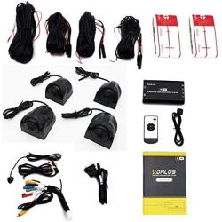 SZDALOS Bird View Camera System for RV/Motorhome/Camper with 4 HD Bus Cameras