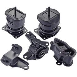 ENA Engine Motor Trans Mount Set of 5 Compatible with Honda Acura 1998 1999 2000 2001 2002 Accord 3.0L 1999 2000 2001 2002 2003 TL 3.2L Replacement for A6592 A6552 A4507 A6582 A6579
