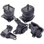 ENA Engine Motor Trans Mount Set of 5 Compatible with Honda Acura 1998 1999 2000 2001 2002 Accord 3.0L 1999 2000 2001 2002 2003 TL 3.2L Replacement for A6592 A6552 A4507 A6582 A6579