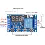 [2 Pack] DC 6-30V Timer Relay Programmable Delay Relay Module Cycle Timer with LCD Display / 5V Micro USB, Smart Home Controller