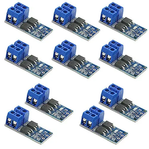 Module Pilote à Transistors MOSFET 400W 5-36V 10Pcs – Contrôleur de Vitesse DC – Régulateur Électronique – Carte de Commutation Module Pilote à Transistors MOSFET 400W 5-36V 10Pcs – Contrôleur de Vitesse DC – Régulateur Électronique – Carte de Commutation
