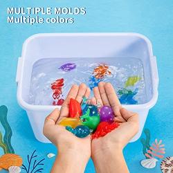 SNAEN Science Experiment Kit & Lab Setup, Chemistry Set Create 8 Marine Animal-Shaped Beads Kit,DIY STEM Education Toy for Kids 3+,Tactile Sensory Toys, Discover in Learning
