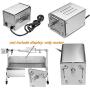 BBQ Grill Rotisserie Spit Motor for Pig Lamb Chicken Goat Charcoal Grill Barbecue Spit Rotisserie Roaster 15W 40kg/90lb Balanced Load, T-Bar Drive Shaft Stainless Steel Electric Motor, ONLY Motor