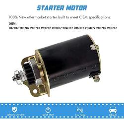 Starter Motor Replacement for 7HP-18HP Engines with OE Part # 795121 212707 212907 310707 311707 311777 28B707 28CH77 28M707 28N707 28N777 28P777 28Q777 28R707 28S707