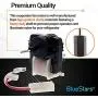 4389144 Super Durable & Quiet Refrigerator Evaporator Motor Replacement Part by Blue Stars - Exact Fit for Whirlpool Kenmore Refrigerators - Replaces W10131845 W10312647 2149299 2162404