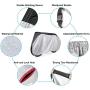 EUGO Bike Cover for 2 or 3 Bikes Outdoor Waterproof Bicycle Motorcycle Covers XL XXL Oxford Fabric Rain Sun UV Dust Wind Proof for Mountain Road Electric Bike (Black+Silver-210D-XL for 2 Bikes)