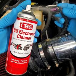 CRC QD Electronic Cleaner, 11 Wt Oz, Quick Drying, No Residue, Safe for Sensitive Electronics, Plastic Safe, Aerosol Spray