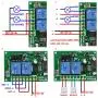 Télécommande Sans Fil Universelle 433MHz 2 Canaux Récepteur/Émetteur Relais 12V 10A pour Garage/Porte/Moteur/LED/Éclairage/Pièce Intelligente Télécommande Sans Fil Universelle 433MHz 2 Canaux Récepteur/Émetteur Relais 12V 10A pour Garage/Porte/Moteur/LED/Éclairage/Pièce Intelligente