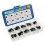 Kit d'assortiment de régulateurs de tension positifs haute puissance : LM317, L7805, L7806, L7808, L7809, L7810, L7812, L7815, L7818, L7824 – BoJack 10 Valeurs – 50 Pièces – Boîtier TO-220 Kit d'assortiment de régulateurs de tension positifs haute puissance : LM317, L7805, L7806, L7808, L7809, L7810, L7812, L7815, L7818, L7824 – BoJack 10 Valeurs – 50 Pièces – Boîtier TO-220