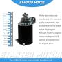 Starter Motor Replacement for Cub Cadet 14.5 16 16.5 17 17.5 18 18.5 HP 1999-2006 John Deere 1998-2010 Sabo 2002-2011 Scotts 2000-2005 Toro 1999-2010, 693551 LG693551