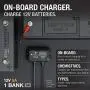 NOCO Genius GEN5X1, 1-Bank, 5-Amp (5-Amp Per Bank) Fully-Automatic Smart Marine Charger, 12V Onboard Battery Charger, Battery Maintainer and Battery Desulfator with Temperature Compensation