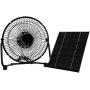 MarsPro Solar Panel Powered Fan Mini Exhaust Fan for Greenhouse Motorhome House Chicken House Outdoor Ventilation Equipment Ventilator for Pets