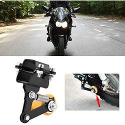 Vbes tlife Motorcycle Adjuster Chain,Adjuster Chain Tensioner Bolt On Roller Motorcycle Modified Accessories Universal Tool Bike Chain Tensioner (Black) Chain tensioner for a Bicycle