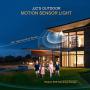 JJC LED Security Lights ,Motion Sensor Flood Light Outdoor Fixture,2000LM 20W(120W Equiv.),IP65 Waterproof,5000K Daylight White ETL Listed Outdoor Lighting White (Not Solar Powered)