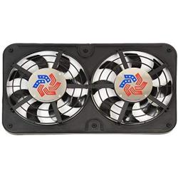 Flex-a-lite 410 Lo-Profile S-Blade Dual Electric Puller Fan
