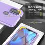 for Moto G Pure Phone Case: Protective Rugged Silicone Cover - Drop Full Protection Shockproof - Durable Aesthetic Matte Cases for Motorola Moto G Pure - Slim Cute Girly Phone Case (Light Purple)