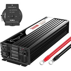 Xijia 3000W (Peak Power 6000W) dc 48v to 110V 120V ac 60HZ Pure sine Wave Solar Inverter for Home RV &Camping (DC48V (Range 40V-60V) 3000W)