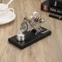 NC Hot Air Stirling Engine Motor Toy Mini Engine Generator Motor Toy Kids Physics Education Electricity Engine Generator Model Toy