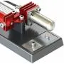 TAOLEI hot air Stirling Engine Motor Model electromagnetic Engine Model Pneumatic Engine steam Engine Model Educational Toy kit red, Yellow and Blue (H1)