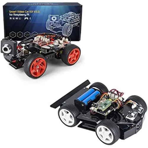 Kit Robot PiCar-V V2.0 avec Raspberry Pi et Pico pour Robot | Kit Robot Intelligent pour Raspberry Pi SunFounder Kit Robot PiCar-V V2.0 avec Raspberry Pi et Pico pour Robot | Kit Robot Intelligent pour Raspberry Pi SunFounder