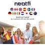 (New Model) Neatfi 52 Inches Reversible Low Height Ceiling Fan, 6 Speed Setting Remote Control, DC Motor, 3 Solid Wood Blades, Flush Mount (Black)