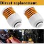 2 Pack 68V-24563-00-00 Fuel Filter Yamaha 50HP 60HP 75HP 90HP 115HP 4 Stroke Outboard Replaces Sierra 18-7979 Mercury 881540 filter 3 Microscopic OE Filtration Rating