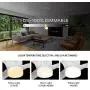 SMAAIR 52 Inch Smart Ceiling Fan with Lights and 10-speed DC Motor, Works with Remote Control/Alexa/Google Home/Siri Shortcut, Dimmable LED Light (White)