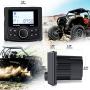 Powersport Bluetooth Radio Marine Stereo Wireless Remote Controller for Boat, RZR, Motorcycle, Golf Cart, Bikes