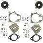 2 (Twin) Pack Deluxe Venom Brand Carburetor Carb Rebuild Repair Kit FLOAT Compatible With Johnson Evinrude MANY 18 20 25 28 30 35 40 45 48 50 55 60 65 70 75 HP Outboard Motors (SEE CHART For Fitment)