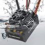 Vehicles-OCS Occus EZRUN-SL 4985 1650KV / 5687SL 1100KV Sensorless Brushless 4-Pole Motor MAX6 160A ESC Waterproof for 1/6 1/7 RC Car - (Color: EZRUN MAX6-V3 ESC, CN)