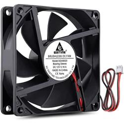 GDSTIME 80mm x 20mm 8020 12V Dc Brushless Cooling Fan Sleeve Bearing 2Pin