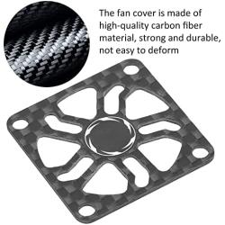 RiToEasysports RC Motor Cooling Fan Cover Carbon Fiber Regulating Fan Protection Cover(30mm)