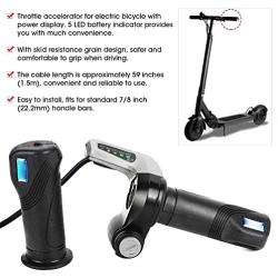 Speed Controller Throttle Grip Kit, DC 36V 32A 1000W Electric Bike Brushed Speed Box Controller Throttle Grip Kit for 7/8in Handle Bar