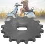 Alomejor Chain Sprocket Gear Electric Scooter Motor Engine 16 Tooth Sprocket Metal Chain Wheel for 12X17mm
