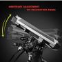 Bike Phone Mount, Universal Bicycle Cell Phone Holder 360¡ãRotation Adjustable Motorcycle Handlebar Phone Mount Anti Shake for iPhone Xs Max XR X 8 7 6 Plus, Samsung S10+ S9 S8, Note 10 9 8, Black