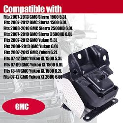 Engine Motor Mount 2pcs with Heat Shield Compatible with Fits 2007 2008 2009 2010 2011 2012 2013 2014 Chevrolet Tahoe Silverado Suburban Avalanche GMC Sierra Yukon Cadillac Escalade A5365HY 15854941