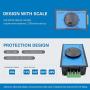 DC Motor Speed Controller 12V 24V 48V 20A PWM Switch Control with Scale