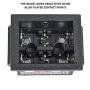 IndusTec Wired 20A 12V - DC Motor Polarity Reversing Rocker 3 Position DPDT Momentary Automatic Reset Switch (On)-Off-(On) 6 Pin DPDT Double Pole Double Throw