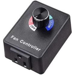 Yescom 350W Electronic Fan Speed Controller Variable Adjustor for Hydroponics Inline Duct Exhaust Ceiling Fans