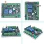 12V 24V 36V 2CH Universal Garage Door Remote Switch 433Mhz Wide Range Motor Forward and Reverse, 2 Channel Wireless Switch Garage Door keypad Universal Wireless (2X Control 433MHz)